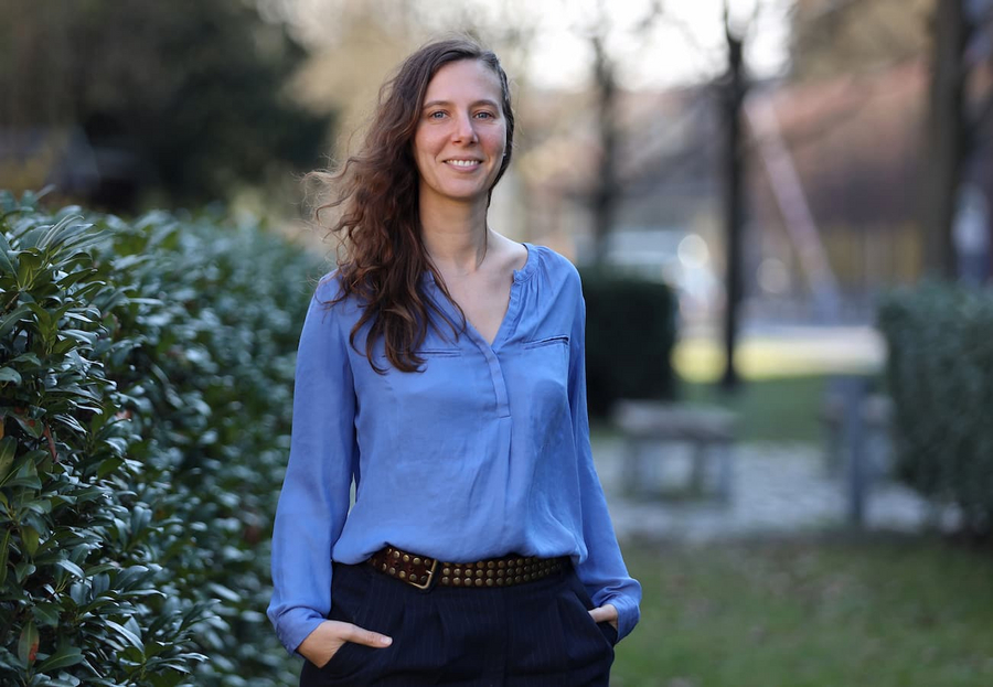 Rita Mateus stands smiling