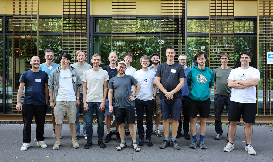 Group shot of participants of the Hackathon